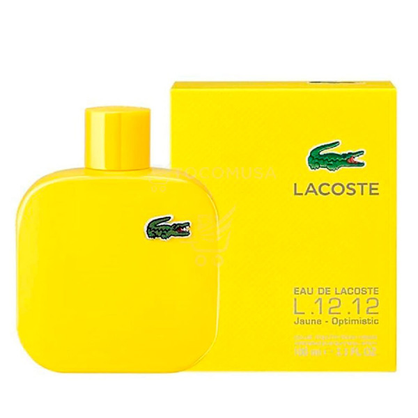 L.12.12 YELLOW JAUNE OPTIMISTIC BY LACOSTE